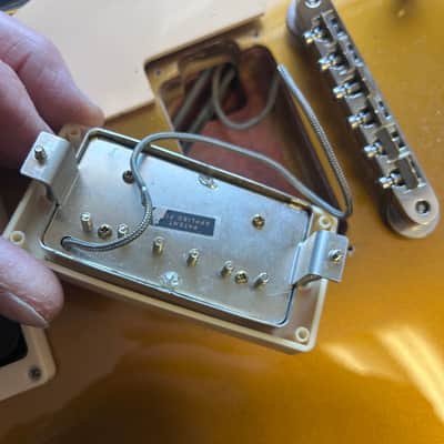 1996 Gibson Custom Shop LPR-7 1957 Les Paul Standard Reissue Goldtop w/OHSC image 15