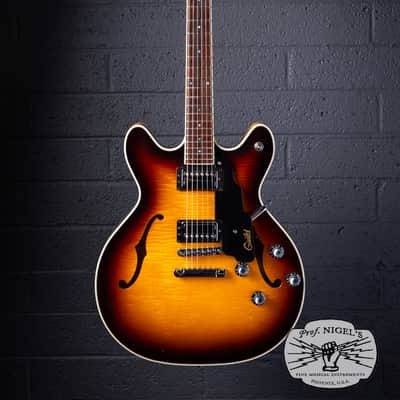 Guild Starfire IV USA Corona Sunburst Semi-Hollow Electric Guitar w/ HSC image 2