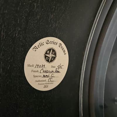 Bucks County Drum Co. 24-16-13" Relic Series Mahogany Drum Kit image 9
