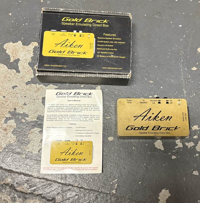Aiken Gold Brick Speaker Emulating Direct Box image 1