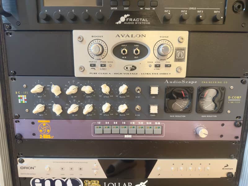 AudioScape Engineering Co. D-COMP 2-Channel Limiter / Compressor image 1