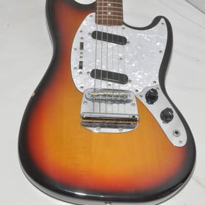 Fender Japan Mustang Electric Guitar Ref No 7100 image 3