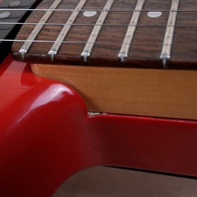 Squier Contemporary Stratocaster HSS MIJ 1987 Torino Red Japan w/ Hard Case image 10