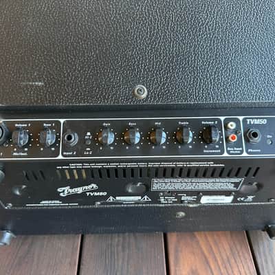 Traynor TVM50 Battery Powered 50-Watt 1x10" Combo Amp with Tweeter 2000s - Black image 3