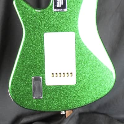 Used Ernie Ball Music Man Albert Lee Ball Family Reserve Green Sparkle w/case image 13