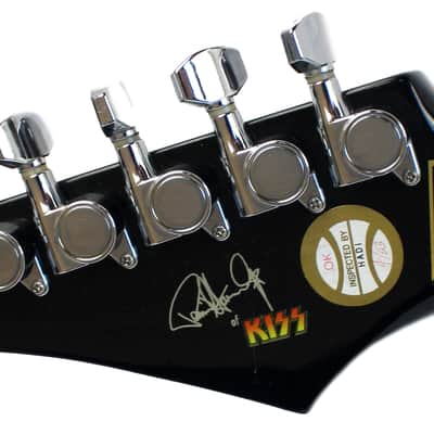 Silvertone PSAP1 Apocalypse KISS Paul Stanley Signature Electric Guitar in Liquid Sparkle Black image 9
