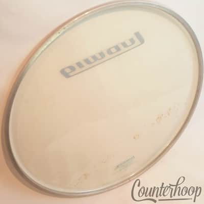 Ludwig 20"70s Block Logo Bass Drum Head Resonant White DB-1000 Heavy USA Classic - Fair / 15/55/35/59 image 4