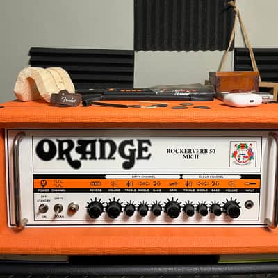Orange Rockerverb 50 MK II 2-Channel 50-Watt Guitar Amp Head 2010 - 2014 - Orange image 1