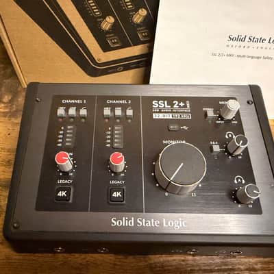 Solid State Logic SSL2+ MkII USB Audio Interface 2024 - Present - Black image 1