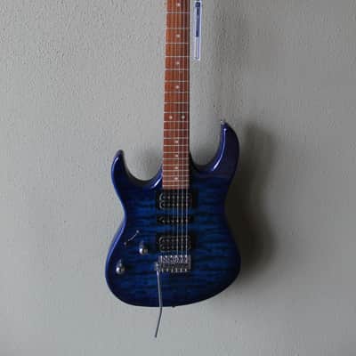 Brand New Ibanez Gio GRX70QAL Left Handed Electric Guitar - Transparent Blue Burst image 1