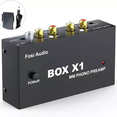 Hi-Fi Phono Preamp for Turntable – MM Phonograph Preamplifier with RCA Line and Headphone Output image 2
