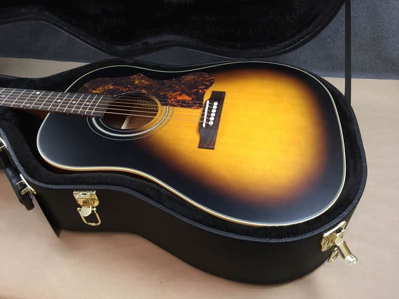 Epiphone AJ-45ME - w/ CASE & Tuner - Masterbilt All-Solid | Reverb