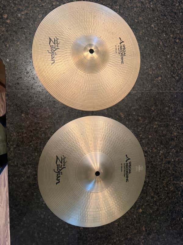 Zildjian 12 inch Special Recording Hi Hat Cymbals image 1