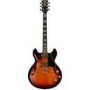 Yamaha SA2200 Semi-Hollow Body Electric Guitar - Brown Sunburst
