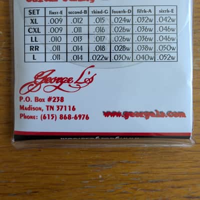 George L’s Electric Guitar XL Bright Nickel Wound Strings image 2
