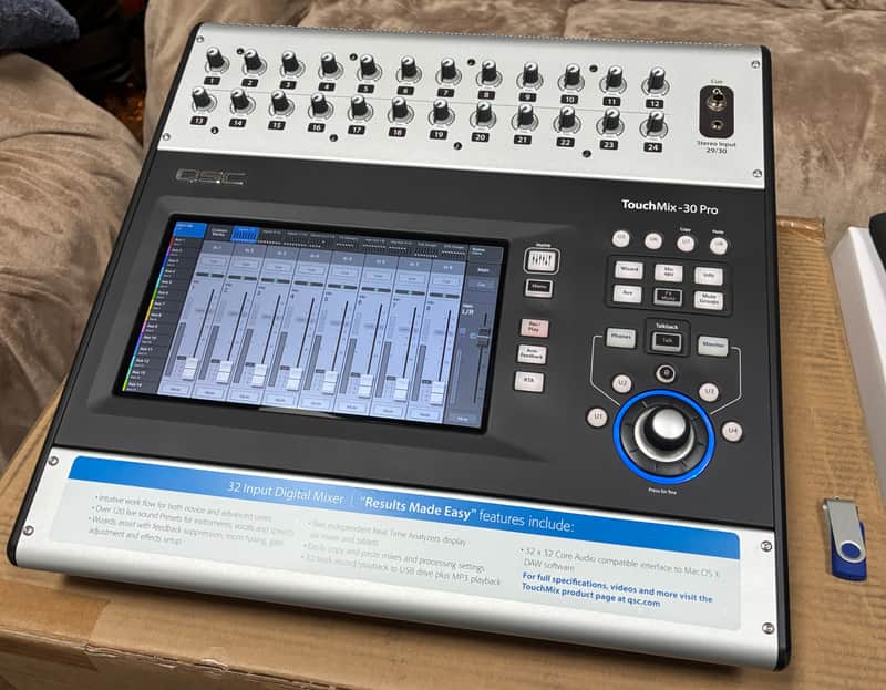 QSC TouchMix-30 Pro Touch Screen Compact Digital Mixer image 1