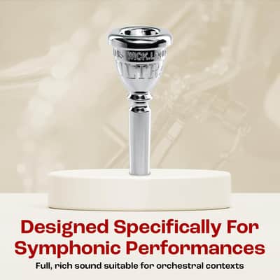 Denis Wick Ultra Cornet Mouthpiece Silver Plated, 5281U-3C - V-Type Backbore for Balanced Airflow & Tone, Ideal for Brass Band and Solo Performances, 0.66 x 0.21 x 0.15 Inches image 7