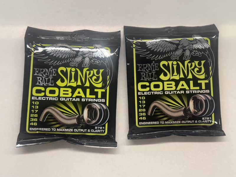 Ernie Ball Cobalt Slinky 10-46 2 packs image 1