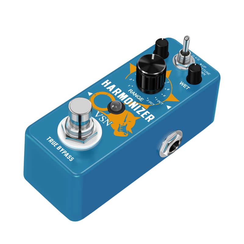 VSN LEF-3807 Harmonizer Pedal, Polyphonic Pitch Shifter Detune Effect True Bypass Compact Metal Guitar Stompbox--Shipped from Irvine Warehouse in California by USPS image 1