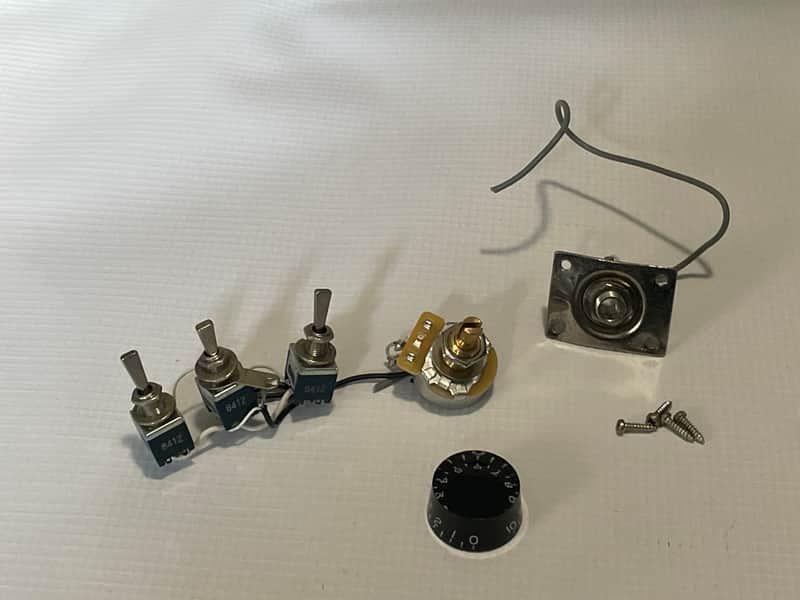 1985 Japan Kramer Focus 6000 Guitar Wiring Harness Electronics image 1