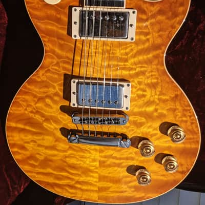 2002 Gibson Custom Shop Les Paul Elegant - AAAA - Amber Quilt Top - 7lbs - 12oz image 5