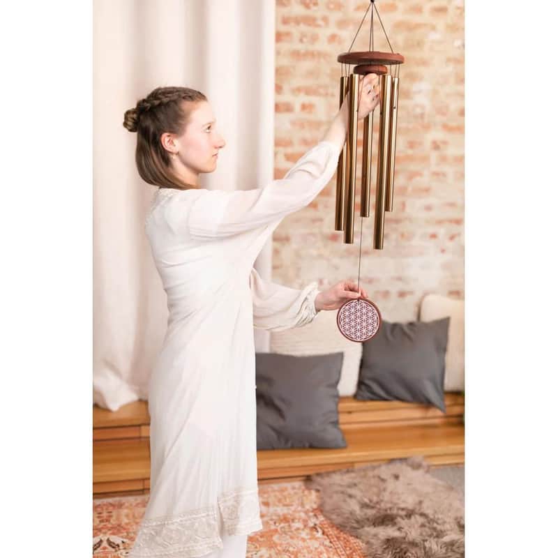 Meinl Sonic Energy "Flower of Life" Meditation Chime | 36" (90cm), 432Hz | Bronze image 1
