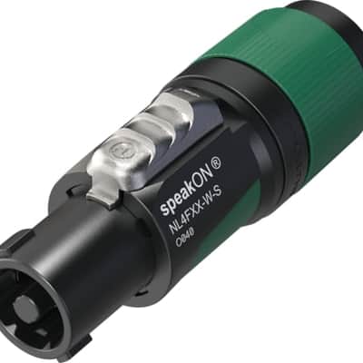 Neutrik NL4FXX-W-S 4-Pole speakON Cable Connector Screw Terminal image 1