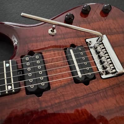 Ernie Ball Music Man JP6 BFR Koa 2012 Piezo Ebony Board image 3