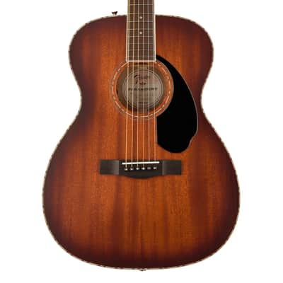 Used Fender PO-220E Orchestra All Mahogany w/ Case - Aged Cognac Burst image 1