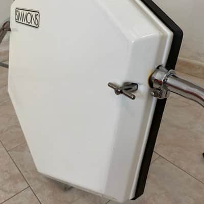 SIMMONS SDS8 1984 WHITE DRUMS KIT VINTAGE ORIGINAL 80's image 22