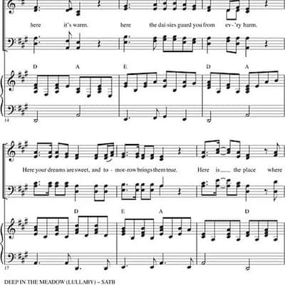 Deep in the Meadow (Lullaby) - (from The Hunger Games) image 4