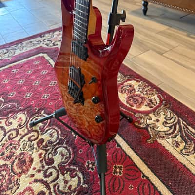 Sterling - JP150 Dimarzio w/ Gig Bag (Store Demo)-Blood Orange Burst image 10