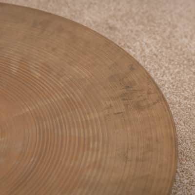 1970s Zildjian 22" A Thin Stamp Ride Cymbal 2930g image 9