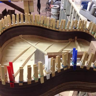 Crowley's of Cork CD01 Irish Handmade all solid acoustic guitar 2015 Natural finish. image 14