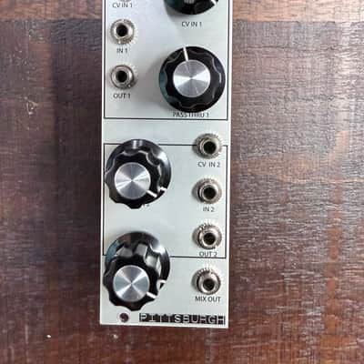 Pittsburgh Modular Dual VCA Module 2010s - Silver image 1
