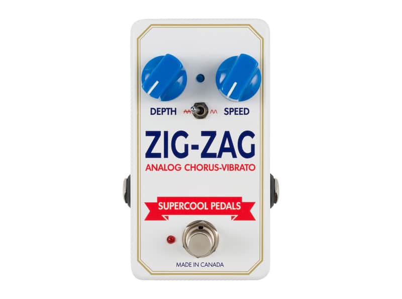 Supercool Pedals Zig-Zag Analog Chorus-Vibrato Pedal [USED] image 1