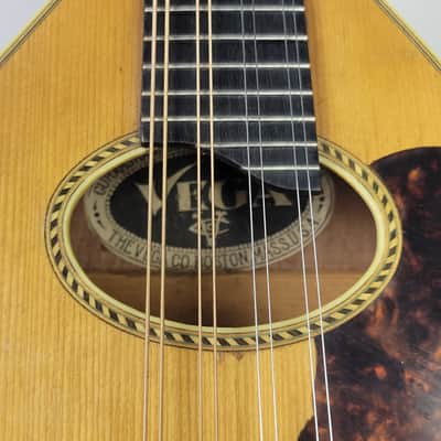 1919 Vega A-Style Mandolin - Natural With OHSC image 11