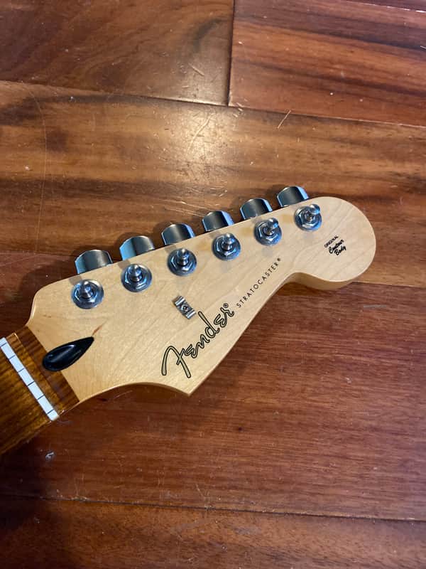 2019 Fender Player Strat Neck Stratocaster Pau Ferro Tuners 22 Medium Jumbo image 1