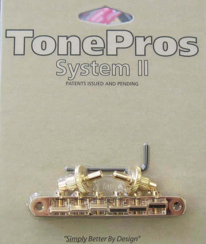 TonePros NVR2-G AVR2 with Standard Nashville Post Tuneomatic Gold image 1