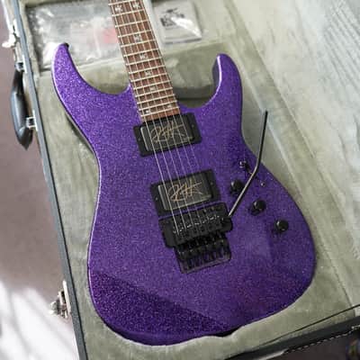 ESP Custom Shop KH-2 Neck Thru Purple Sparkle Kirk Hammett 6-String Electric Guitar w/ Case image 11