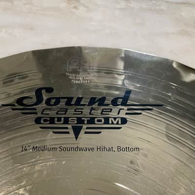 Meinl 14" Soundcaster Custom Powerful Soundwave Hi-Hat (Bottom) 2010s - Brilliant image 7