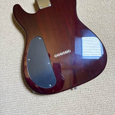 Warmoth Custom Tele Shaped Electric Guitar Vintage Burst image 7