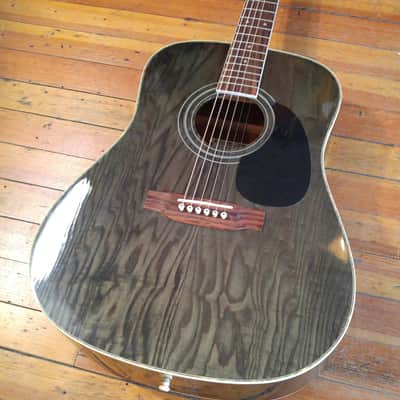 Hohner HW-420G Dreadnought Acoustic Transparent Black image 1