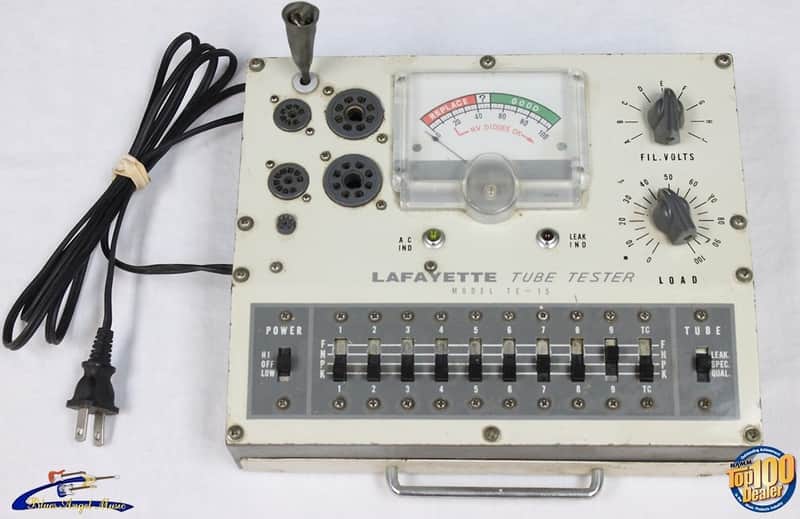 Vintage Lafayette TE-15 Tube Tester, Japan, 100% Working Condition