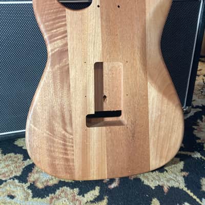 Unknown Double Cut S- Style Replacement Body - Unfinished Natural image 2