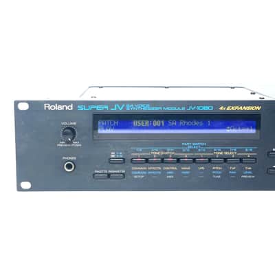 Roland JV-1080 with New internal battery 64-Voice Synthesizer Module 1994 - 2001 - 90s y2k Made in Japan Worldwide Shipment image 3