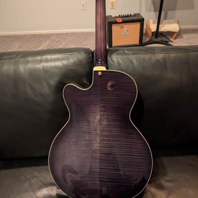 D'Angelico EXS 1DH 2010+- - Black burgandy image 4