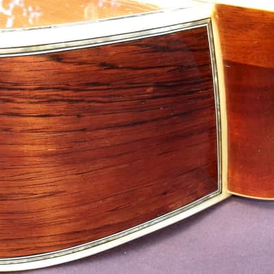 K Yairi YW-1000 Hand Crafted B. Rosewood Jacaranda Japan Vintage 1974 with Low Action image 12