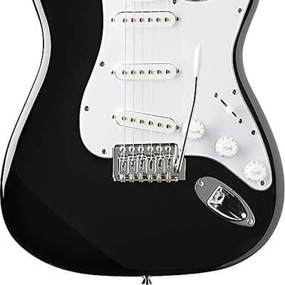 Oscar Schmidt OS-300-BK Double Cutaway Solid Body Maple Neck 6-String Electric Guitar image 1