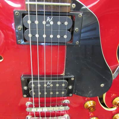 Oscar Schmidt Delta King OE-30/CH Semi-Hollow Body El Guitar With Original Gig Bag image 5